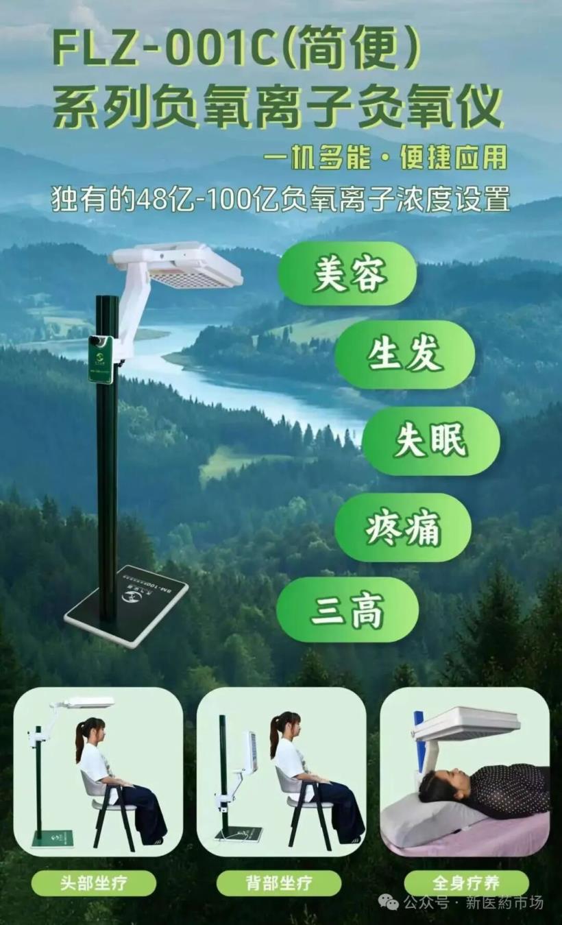  FLZ-001C（簡便）系列負氧離子灸氧儀